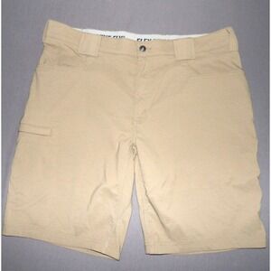 Duluth Trading Co. FLEX DRY ON THE FLY Khaki Stretch Work Shorts Men's 40